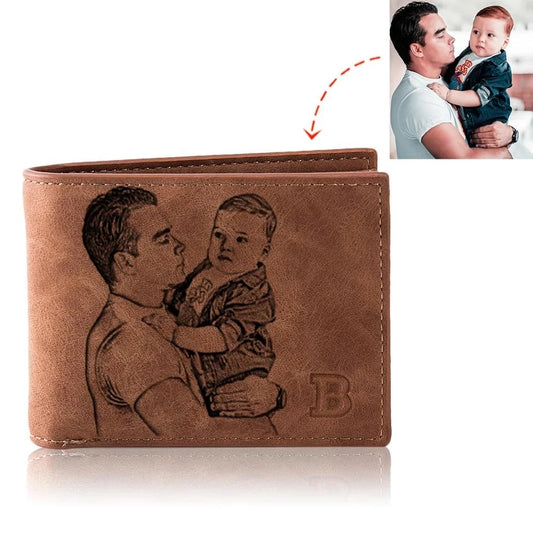 Picture Wallet Custom Engraving Wallet