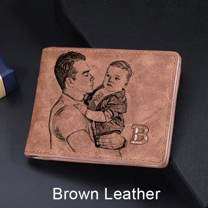 Picture Wallet Custom Engraving Wallet