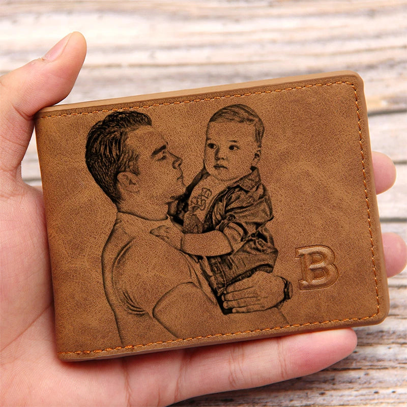 Picture Wallet Custom Engraving Wallet