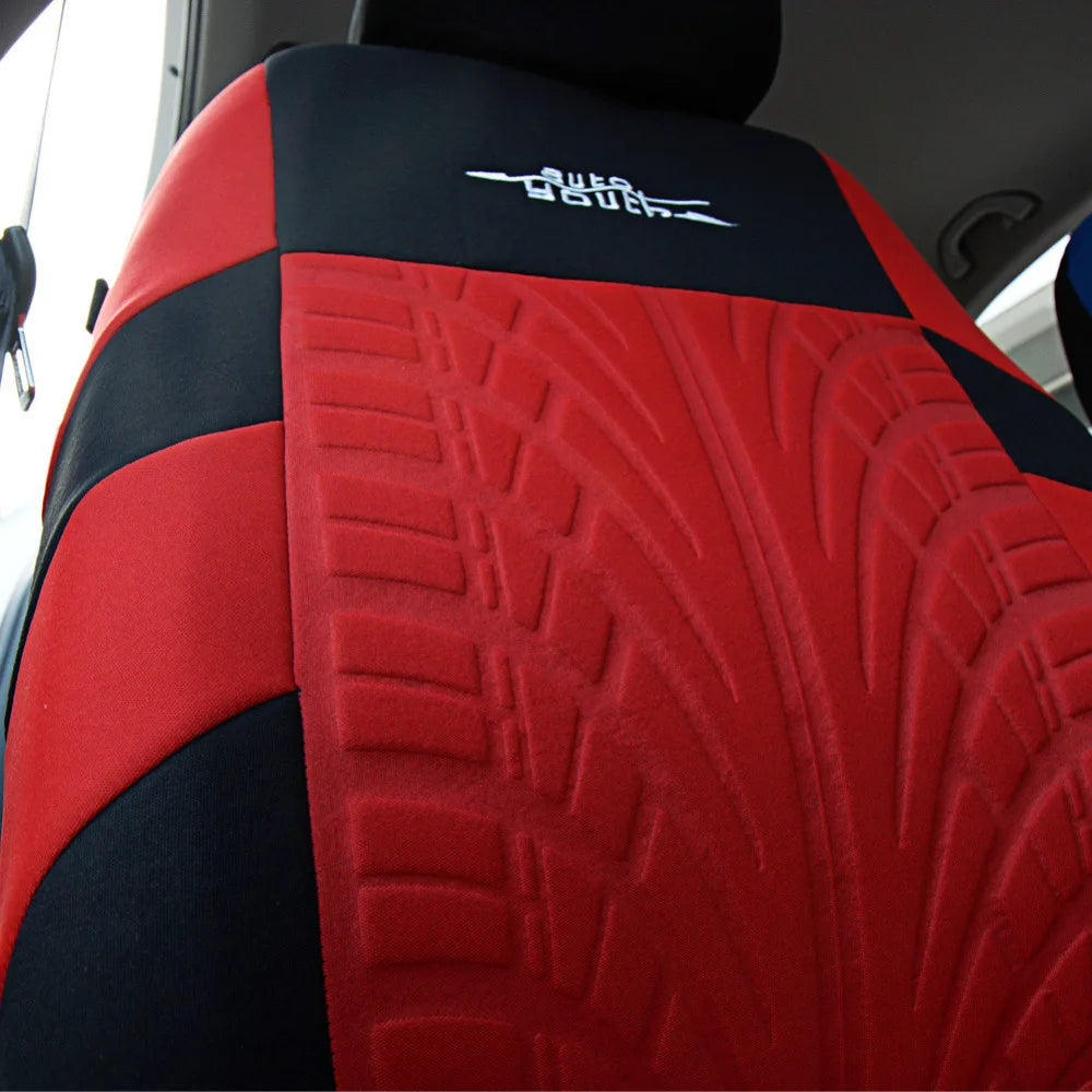 Tire Track Detail Style Universal Car Seat Covers