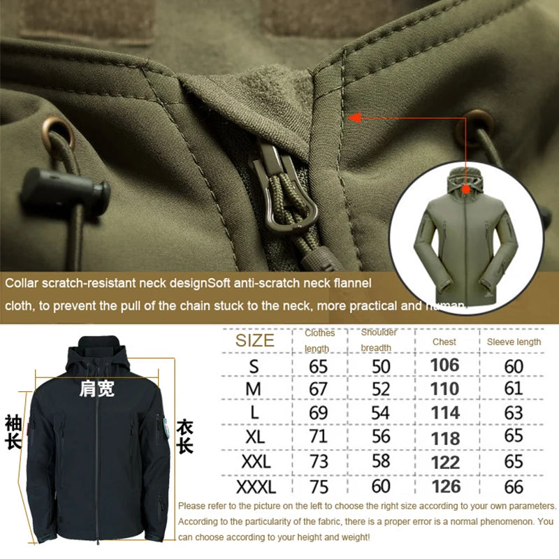 Waterproof Hooded Tracksuits Set