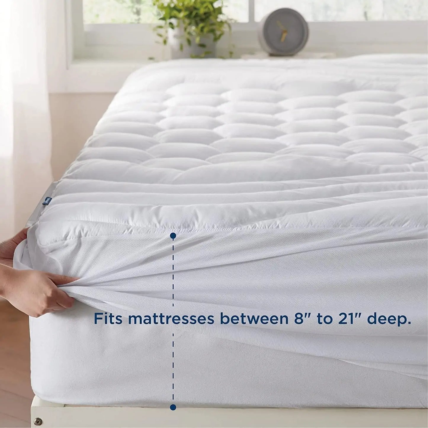 Mattress Protector with 8-21" Deep Pocket