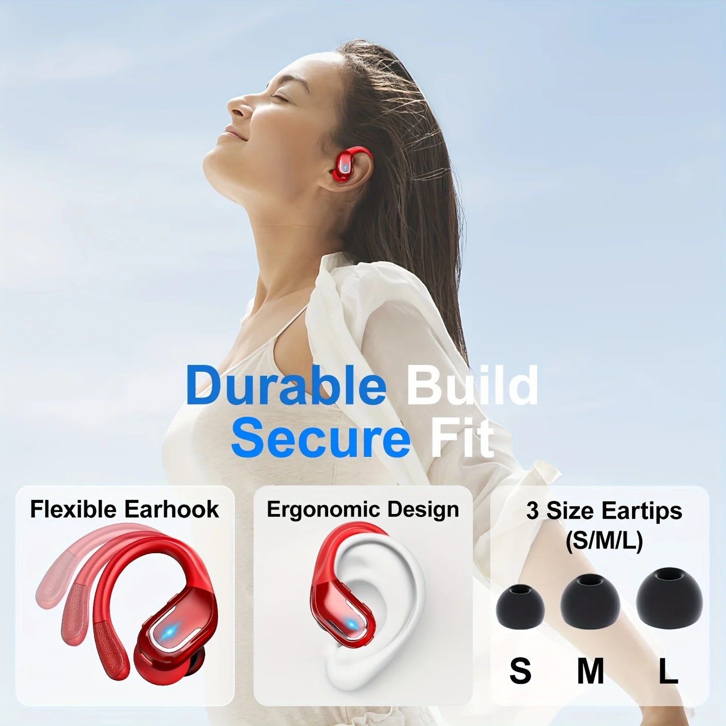 Wireless Earbuds With Earhooks