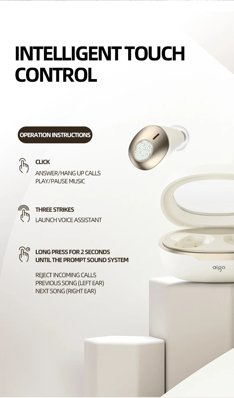 Wireless Bluetooth Noice Cancelling Earpods