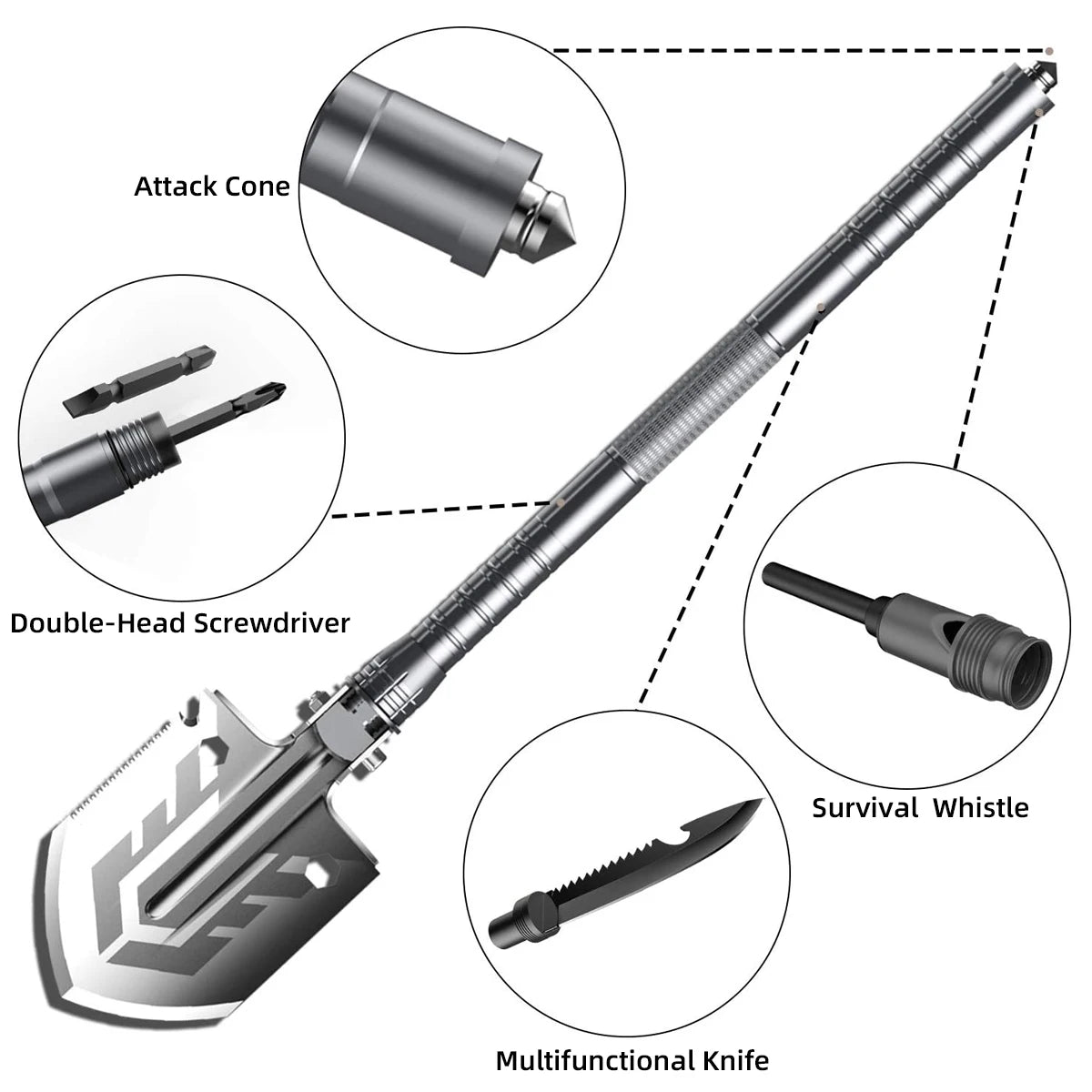 Multifunctional Military Shovel