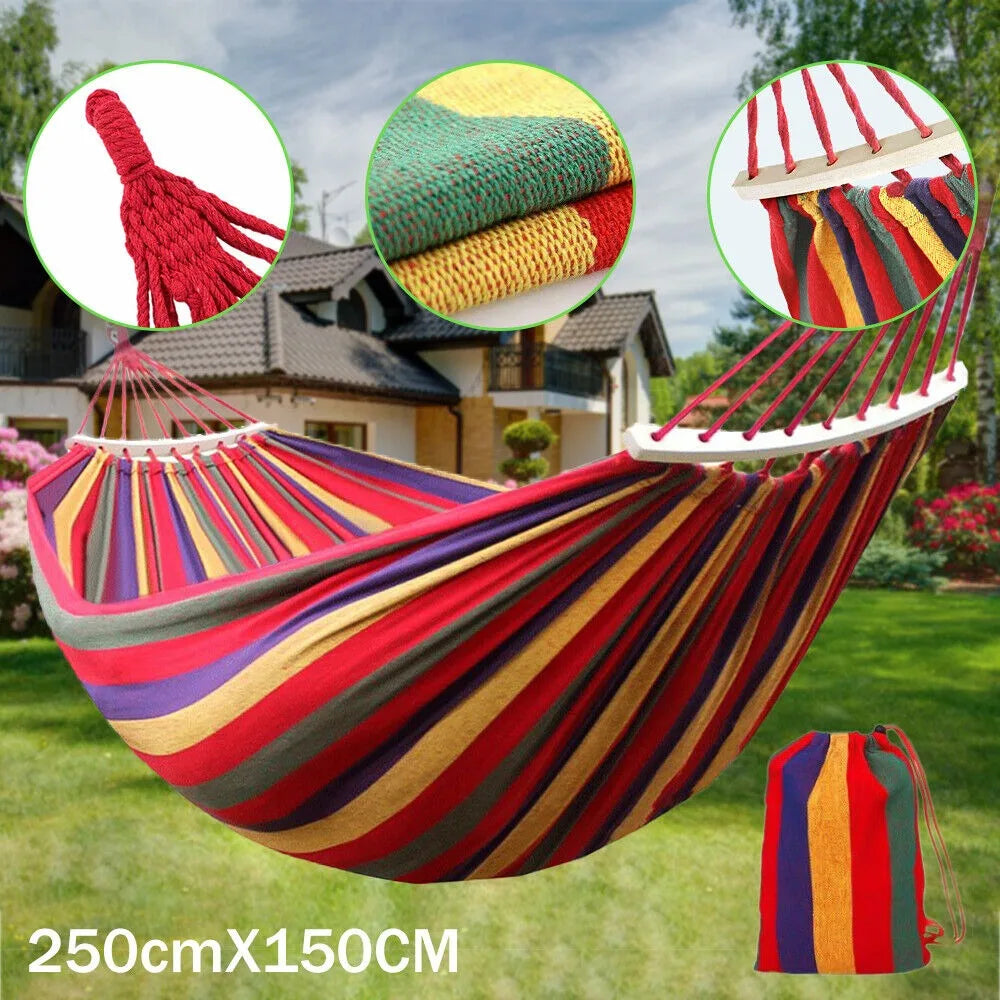 Hammock High Strength Parachute Fabric Hanging Bed