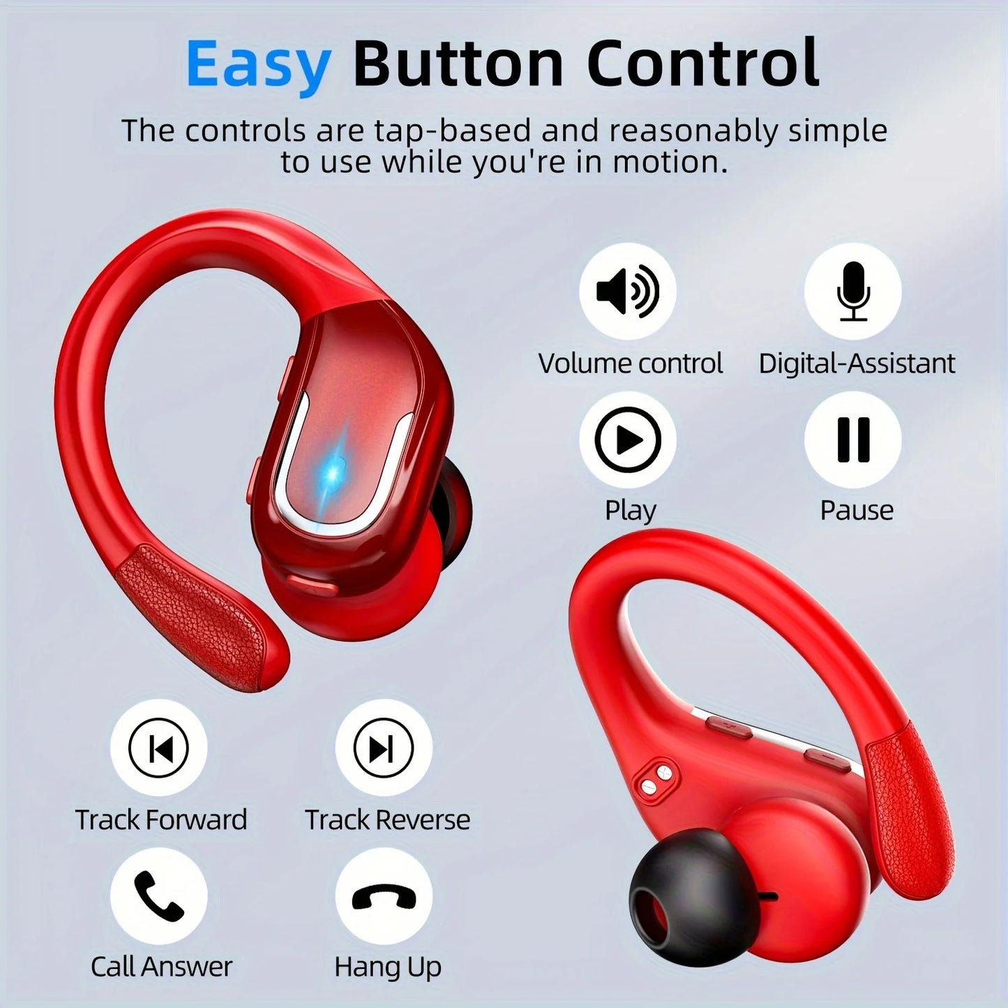 Wireless Earbuds With Earhooks