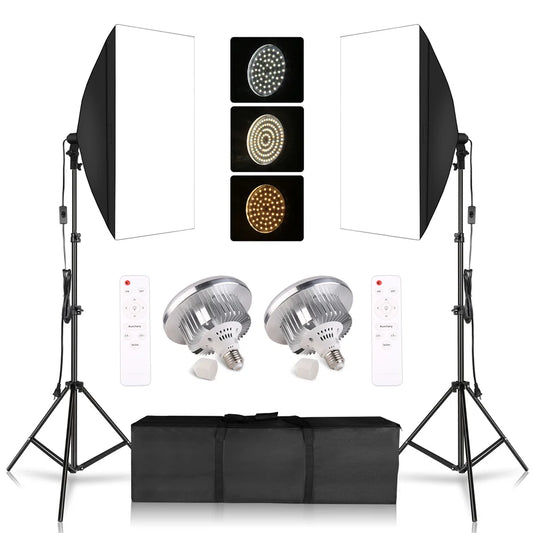 Photography 50x70CM Soft box Lighting Kits