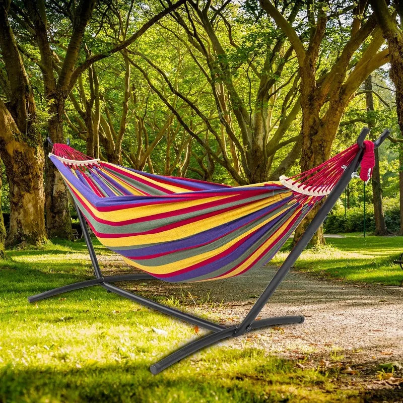 Double Hammock with Stand