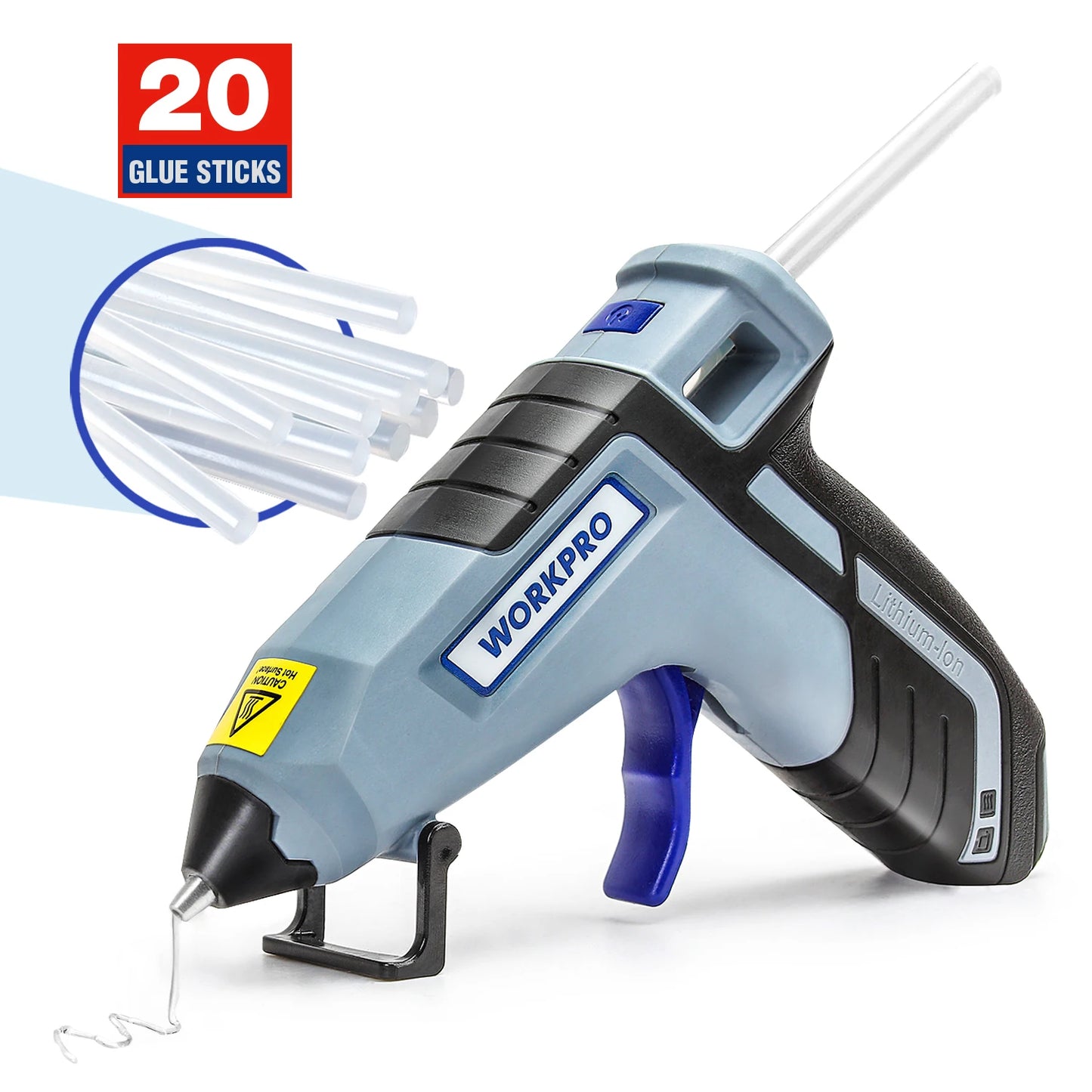 30W Hot Melt Glue Gun with 20 pcs Glue Sticks