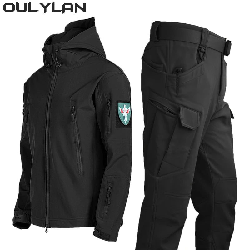 Waterproof Hooded Tracksuits Set